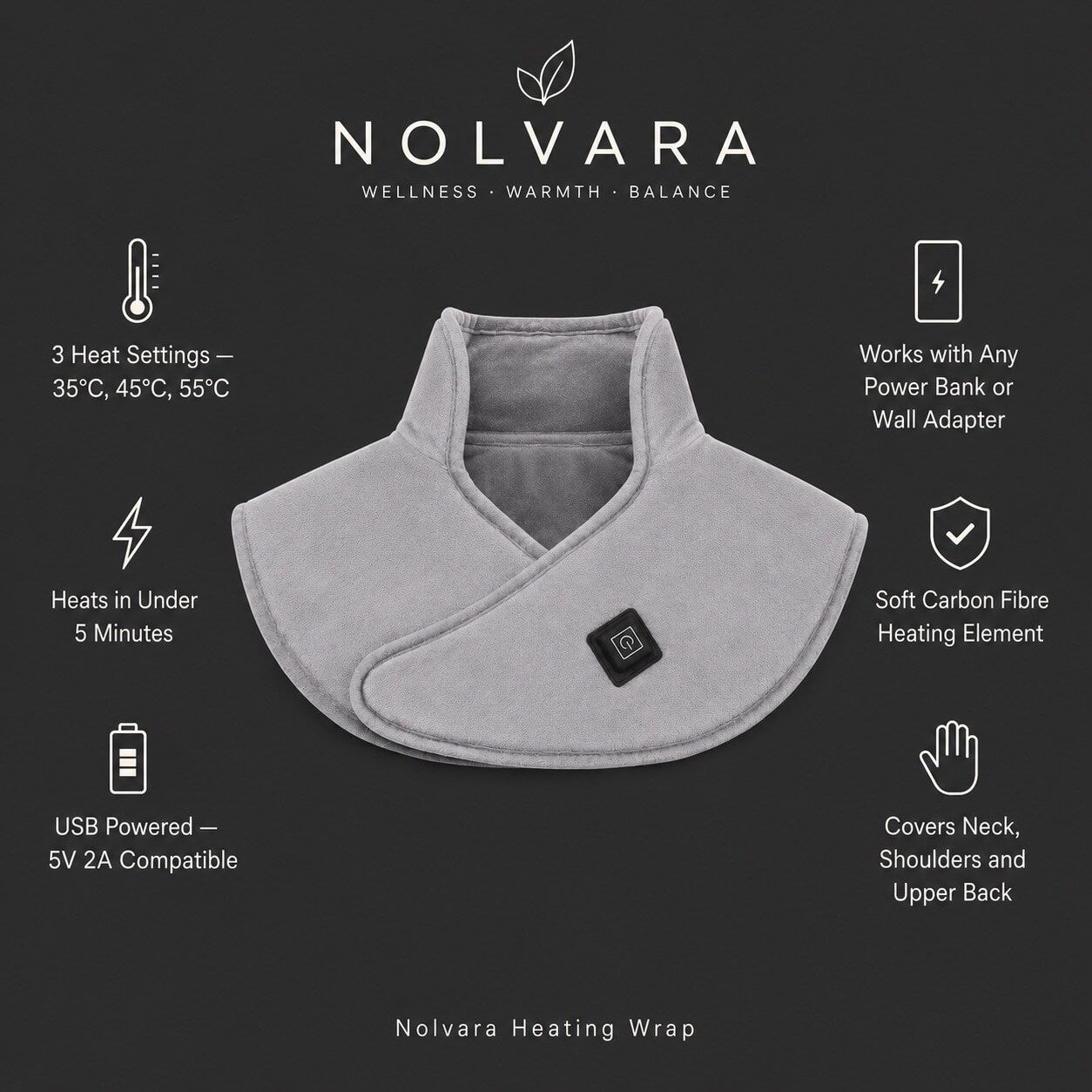 Nolvara Heating Wrap